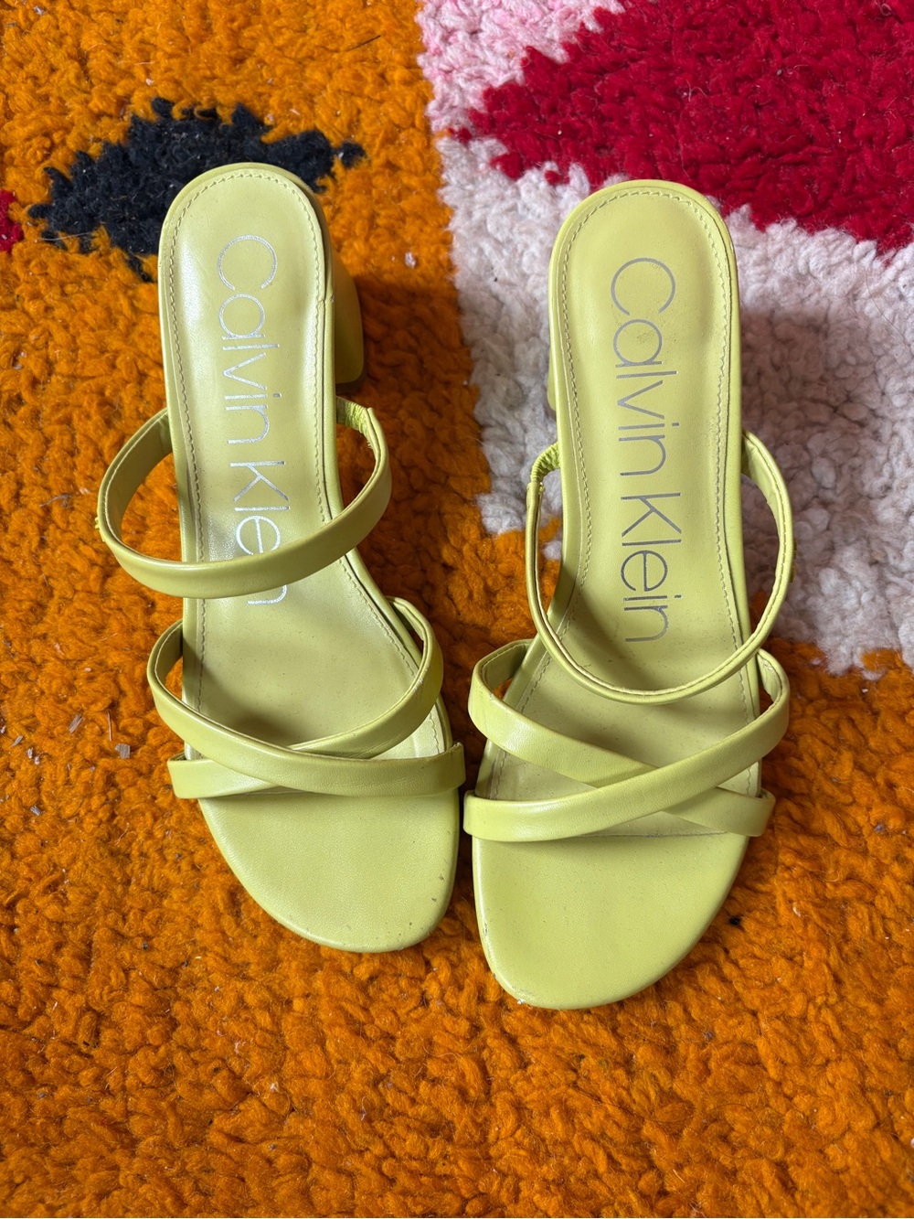 Calvin Klein Green Sandals